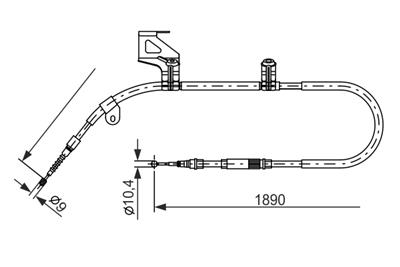 BOSCH 1 987 477 803 Číslo výrobce: BC652. EAN: 3165143642689.