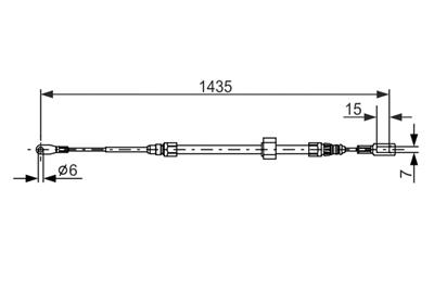 BOSCH 1 987 477 853 Číslo výrobce: BC733. EAN: 3165143966587.