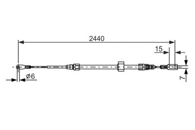 BOSCH 1 987 477 880 Číslo výrobce: BC754. EAN: 3165143966662.