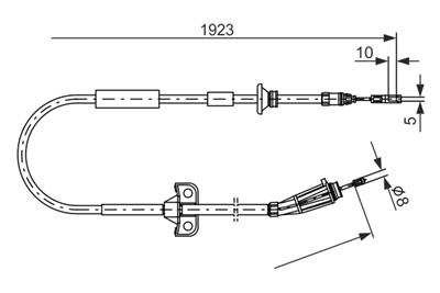 BOSCH 1 987 477 999 Číslo výrobce: BC833. EAN: 4047024049628.