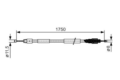 BOSCH 1 987 482 018 Číslo výrobce: BC912. EAN: 4047024250628.
