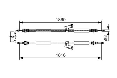 BOSCH 1 987 482 019 Číslo výrobce: BC913. EAN: 4047024250598.