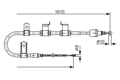 BOSCH 1 987 482 070 Číslo výrobce: BC964. EAN: 4047024251175.