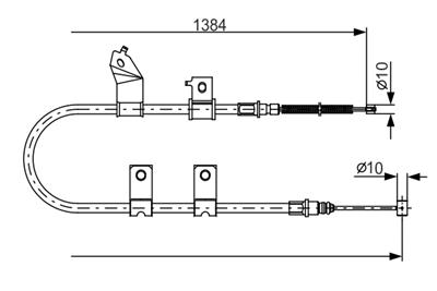 BOSCH 1 987 482 082 Číslo výrobce: BC976. EAN: 4047024251229.