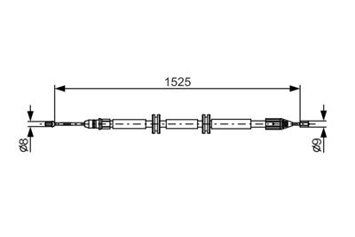 BOSCH 1 987 482 142 Číslo výrobce: BC1036. EAN: 4047024324404.