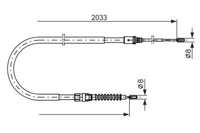 BOSCH 1 987 482 190 Číslo výrobce: BC1084. EAN: 4047024324824.