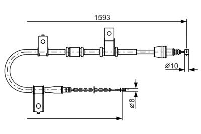 BOSCH 1 987 482 224 Číslo výrobce: BC1117. EAN: 4047024325012.