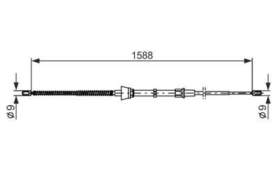 BOSCH 1 987 482 266 Číslo výrobce: BC1150. EAN: 4047024643512.