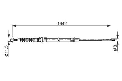 BOSCH 1 987 482 267 Číslo výrobce: BC1151. EAN: 4047024643529.