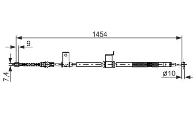 BOSCH 1 987 482 294 Číslo výrobce: BC1178. EAN: 4047024695696.