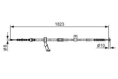 BOSCH 1 987 482 297 Číslo výrobce: BC1181. EAN: 4047024695726.