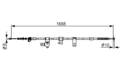 BOSCH 1 987 482 306 Číslo výrobce: BC1190. EAN: 4047024695801.