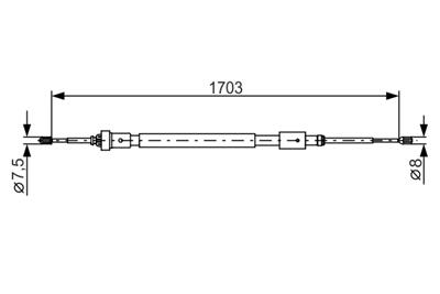 BOSCH 1 987 482 315 Číslo výrobce: BC1199. EAN: 4047024879973.