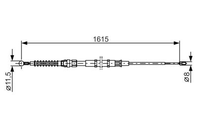 BOSCH 1 987 482 328 Číslo výrobce: BC1212. EAN: 4047024880078.