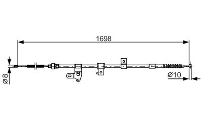 BOSCH 1 987 482 346 Číslo výrobce: BC1230. EAN: 4047024880238.