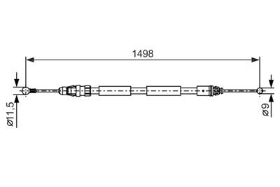 BOSCH 1 987 482 387 Číslo výrobce: BC1271. EAN: 4047025071093.
