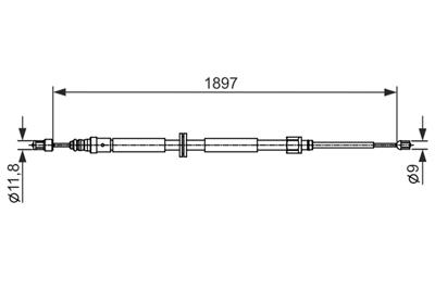 BOSCH 1 987 482 433 Číslo výrobce: BC2433. EAN: 4047025147576.