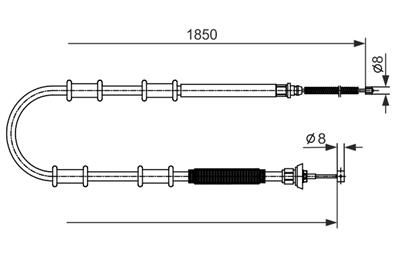 BOSCH 1 987 482 592 Číslo výrobce: BC2592. EAN: 4047025689847.