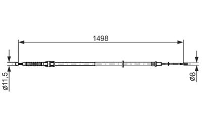 BOSCH 1 987 482 789 Číslo výrobce: BC2789. EAN: 4047026260465.