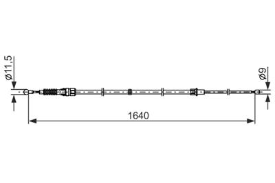 BOSCH 1 987 482 861 Číslo výrobce: BC2861. EAN: 4047026480368.