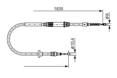 BOSCH 1 987 482 873 Číslo výrobce: BC2873. EAN: 4047026482959.