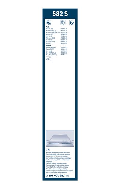 BOSCH 3 397 001 582 Číslo výrobce: 582 S. EAN: 3165141094985.