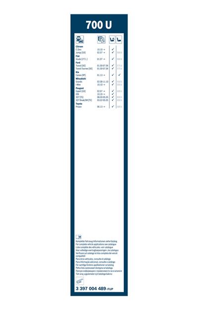 BOSCH 3 397 004 489 Číslo výrobce: 700 U. EAN: 4047024479555.