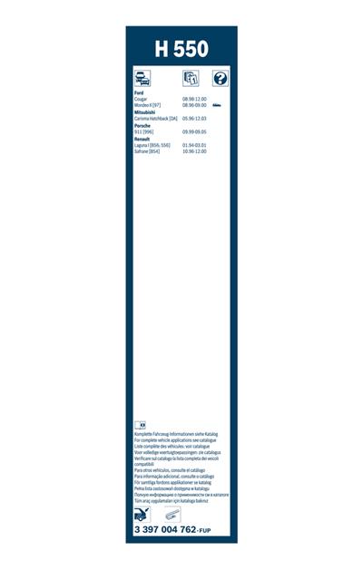 BOSCH 3 397 004 762 Číslo výrobce: H 550.