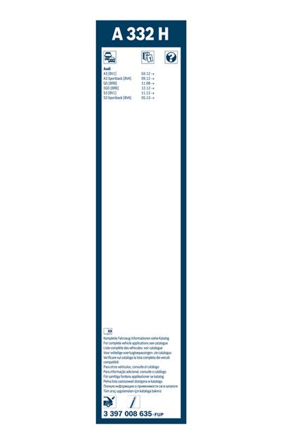 BOSCH 3 397 008 635 Číslo výrobce: A 332 H. EAN: 4047024875210.