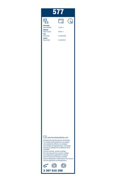 BOSCH 3 397 010 298 Číslo výrobce: 577. EAN: 4047024742482.