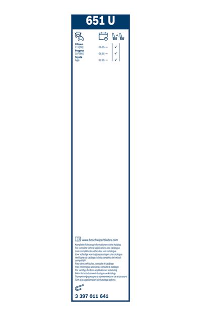 BOSCH 3 397 011 641 Číslo výrobce: 651 U. EAN: 4047025098472.