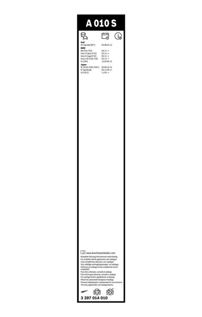 BOSCH 3 397 014 010 Číslo výrobce: A 010 S. EAN: 4047025282024.