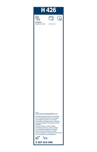 BOSCH 3 397 015 046 Číslo výrobce: H 426. EAN: 4047025615068.