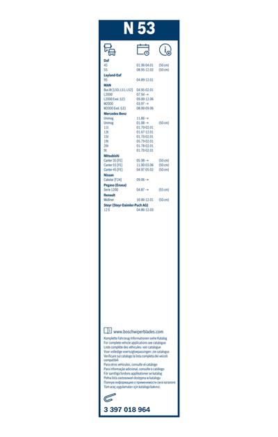 BOSCH 3 397 018 964 Číslo výrobce: N 53. EAN: 4047023124555.