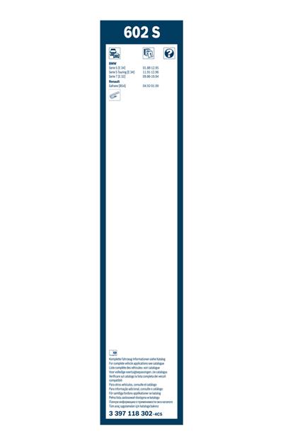 BOSCH 3 397 118 302 Číslo výrobce: 602 S. EAN: 3165141090321.