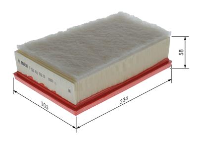 BOSCH F 026 400 738 Číslo výrobce: S 0738. EAN: 4047026613438.