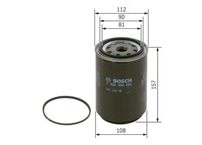 BOSCH F 026 402 025 Číslo výrobce: N 2025. EAN: 4047024374614.