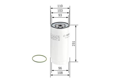 BOSCH F 026 402 038 Číslo výrobce: N 2038. EAN: 4047024399358.