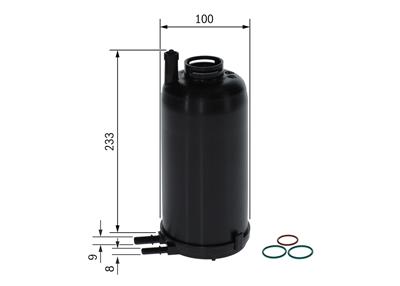 BOSCH F 026 402 045 Číslo výrobce: N 2045. EAN: 4047024655546.