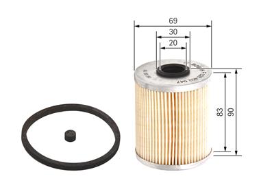 BOSCH F 026 402 047 Číslo výrobce: N 2047. EAN: 4047024655577.