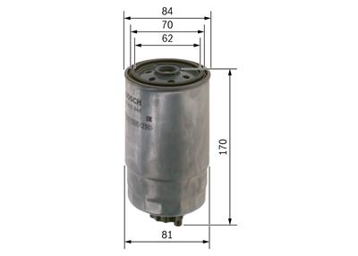 BOSCH F 026 402 048 Číslo výrobce: N 2048. EAN: 4047024655317.