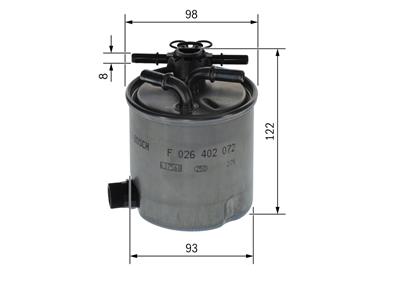 BOSCH F 026 402 072 Číslo výrobce: N 2072. EAN: 4047024808140.