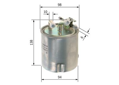 BOSCH F 026 402 096 Číslo výrobce: N 2096. EAN: 4047024808430.
