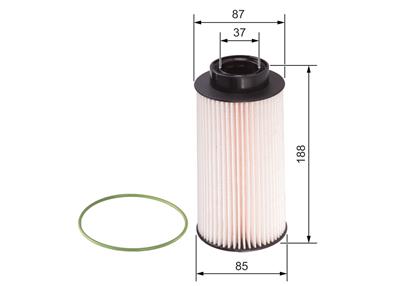 BOSCH F 026 402 107 Číslo výrobce: N 2107. EAN: 4047024890671.