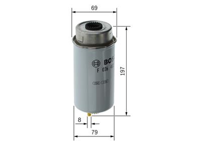 BOSCH F 026 402 122 Číslo výrobce: N 2122. EAN: 4047024890886.