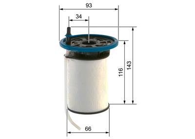 BOSCH F 026 402 212 Číslo výrobce: N 2212. EAN: 4047026437140.