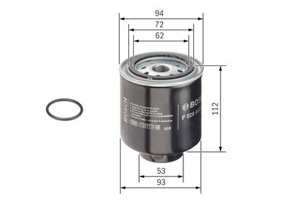 BOSCH F 026 402 223 Číslo výrobce: N 2223. EAN: 4047026203325.