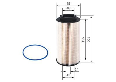 BOSCH F 026 402 745 Číslo výrobce: N 2745. EAN: 4047026097856.