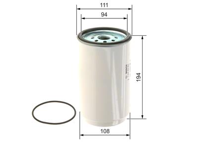 BOSCH F 026 402 865 Číslo výrobce: N 2865. EAN: 4047026090956.
