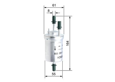 BOSCH F 026 403 008 Číslo výrobce: F 3008. EAN: 4047024655539.